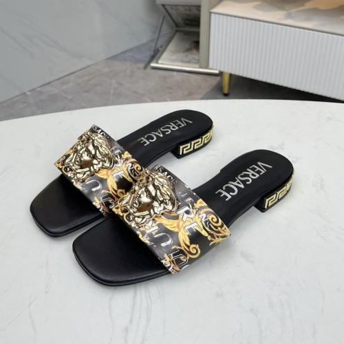 Wholesale Versace Slippers For Women #1245180 $80.00 USD, Wholesale Quality Replica Versace Slippers