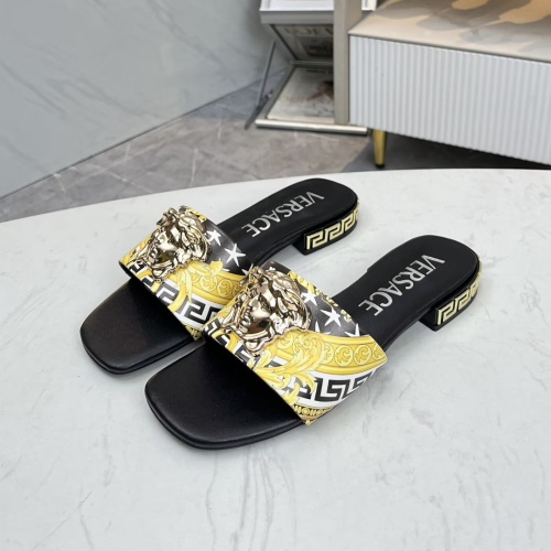 Wholesale Versace Slippers For Women #1245181 $80.00 USD, Wholesale Quality Replica Versace Slippers