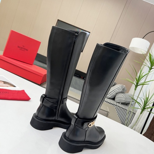 Replica Valentino Boots For Women #1245184 $145.00 USD for Wholesale