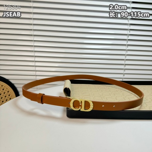 Replica Christian Dior AAA Quality Belts For Women #1245191 $48.00 USD for Wholesale