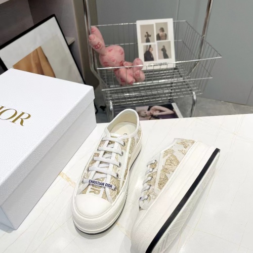 Replica Christian Dior Casual Shoes For Women #1245203 $98.00 USD for Wholesale