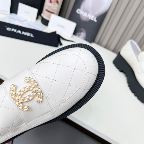 Replica Chanel Leather Shoes For Women #1245206 $108.00 USD for Wholesale