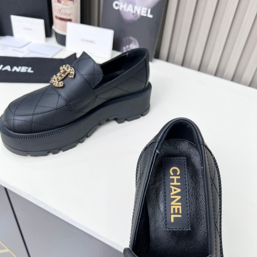 Replica Chanel Leather Shoes For Women #1245207 $108.00 USD for Wholesale