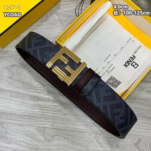 Replica Fendi AAA Quality Belts For Men #1245276 $56.00 USD for Wholesale