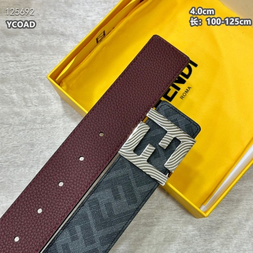 Replica Fendi AAA Quality Belts For Men #1245277 $56.00 USD for Wholesale