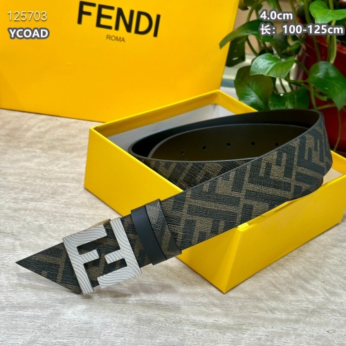 Replica Fendi AAA Quality Belts For Men #1245281 $56.00 USD for Wholesale