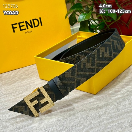 Replica Fendi AAA Quality Belts For Men #1245284 $56.00 USD for Wholesale