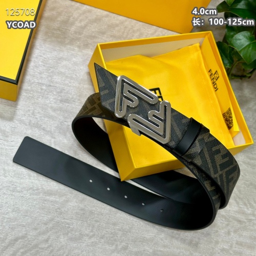 Replica Fendi AAA Quality Belts For Men #1245285 $56.00 USD for Wholesale