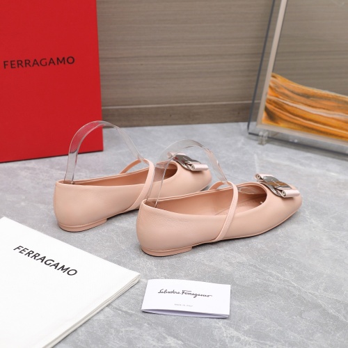 Replica Salvatore Ferragamo Flat Shoes For Women #1245289 $108.00 USD for Wholesale