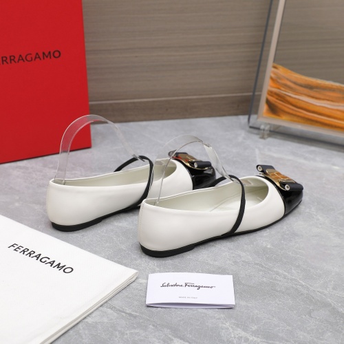 Replica Salvatore Ferragamo Flat Shoes For Women #1245291 $108.00 USD for Wholesale