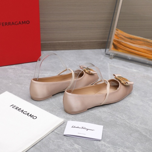 Replica Salvatore Ferragamo Flat Shoes For Women #1245292 $108.00 USD for Wholesale