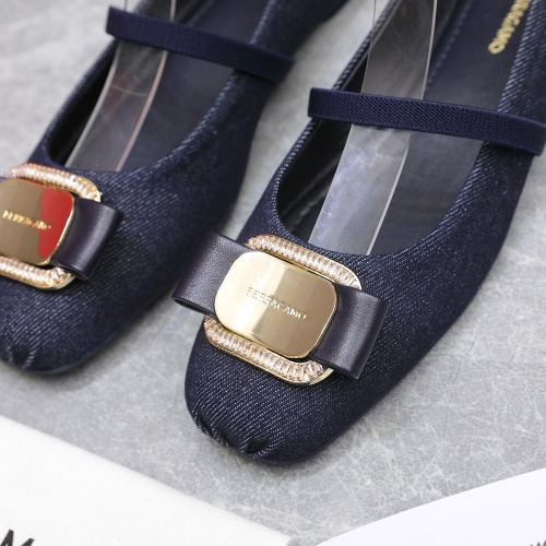 Replica Salvatore Ferragamo Flat Shoes For Women #1245293 $108.00 USD for Wholesale