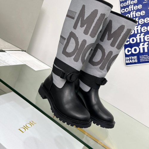 Replica Christian Dior Boots For Women #1245301 $115.00 USD for Wholesale