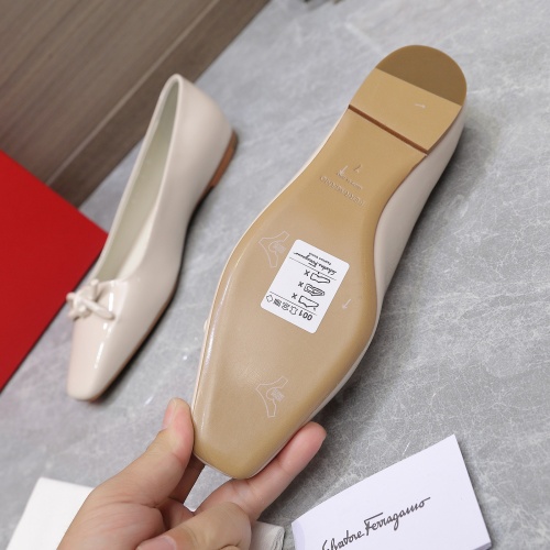 Replica Salvatore Ferragamo Flat Shoes For Women #1245310 $112.00 USD for Wholesale