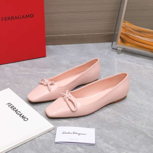 Wholesale Salvatore Ferragamo Flat Shoes For Women #1245311 $112.00 USD, Wholesale Quality Replica Salvatore Ferragamo Flat Shoes