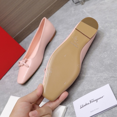 Replica Salvatore Ferragamo Flat Shoes For Women #1245311 $112.00 USD for Wholesale