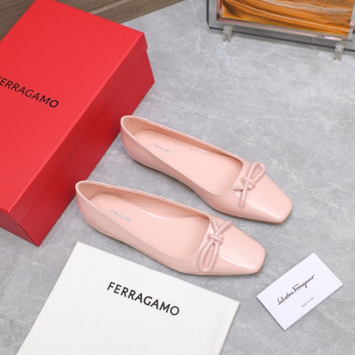 Replica Salvatore Ferragamo Flat Shoes For Women #1245311 $112.00 USD for Wholesale