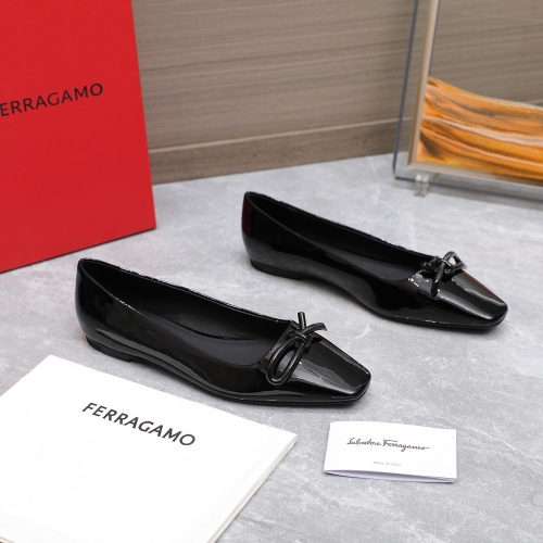 Replica Salvatore Ferragamo Flat Shoes For Women #1245313 $112.00 USD for Wholesale