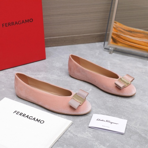 Replica Salvatore Ferragamo Flat Shoes For Women #1245315 $115.00 USD for Wholesale