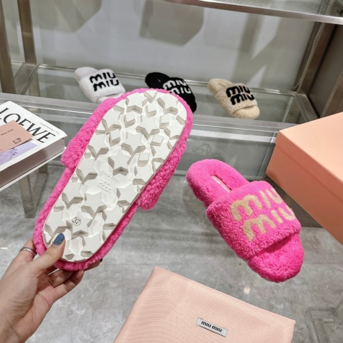 Replica MIU MIU Slippers For Women #1245362 $92.00 USD for Wholesale