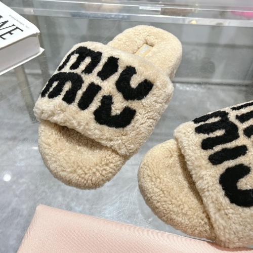 Replica MIU MIU Slippers For Women #1245364 $92.00 USD for Wholesale