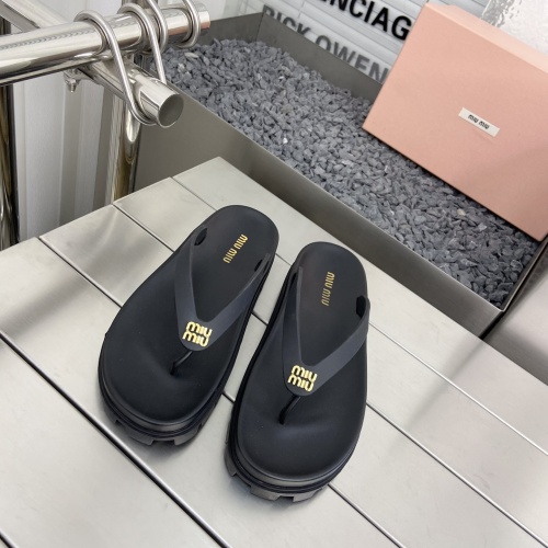 Wholesale MIU MIU Slippers For Women #1245367 $76.00 USD, Wholesale Quality Replica MIU MIU Slippers