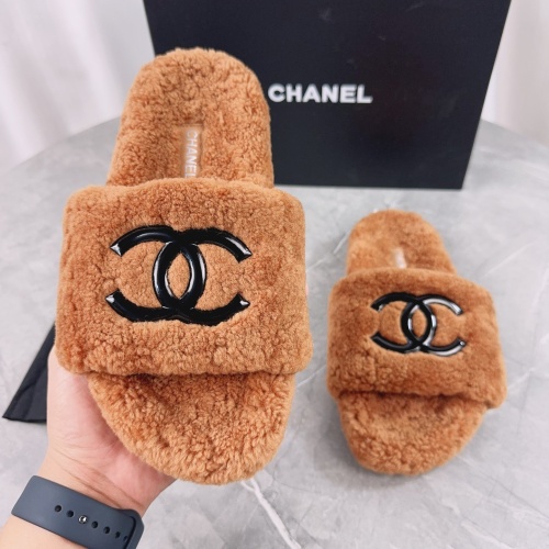 Wholesale Chanel Slippers For Women #1245371 $92.00 USD, Wholesale Quality Replica Chanel Slippers