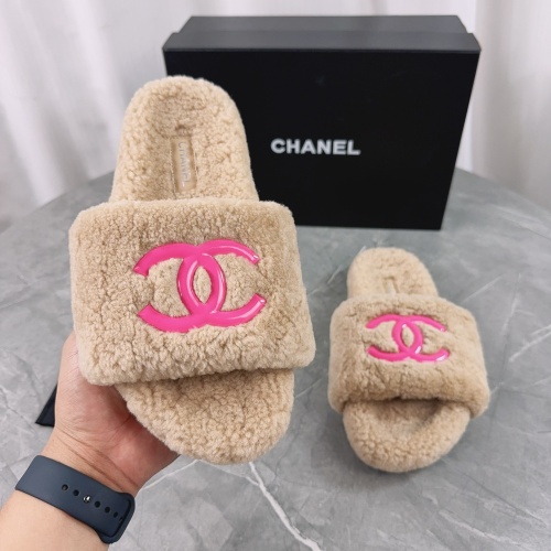 Wholesale Chanel Slippers For Women #1245373 $92.00 USD, Wholesale Quality Replica Chanel Slippers