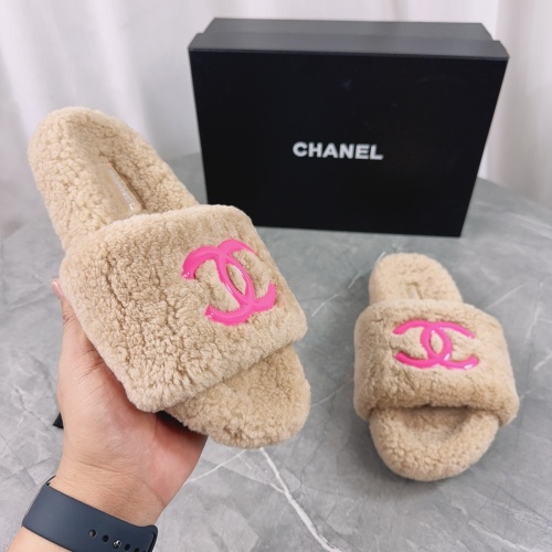 Replica Chanel Slippers For Women #1245373 $92.00 USD for Wholesale