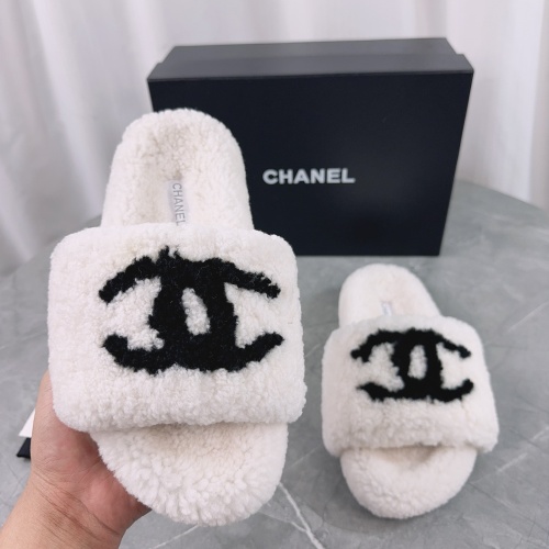 Wholesale Chanel Slippers For Women #1245374 $92.00 USD, Wholesale Quality Replica Chanel Slippers