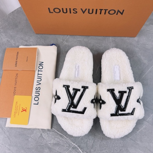 Wholesale Louis Vuitton Slippers For Women #1245376 $96.00 USD, Wholesale Quality Replica Louis Vuitton Slippers