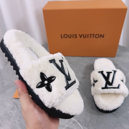 Replica Louis Vuitton Slippers For Women #1245376 $96.00 USD for Wholesale