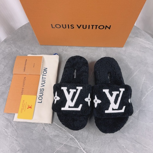 Wholesale Louis Vuitton Slippers For Women #1245377 $96.00 USD, Wholesale Quality Replica Louis Vuitton Slippers