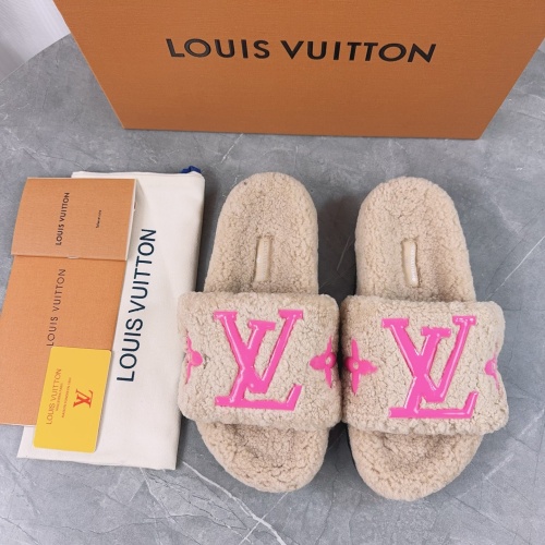 Wholesale Louis Vuitton Slippers For Women #1245381 $96.00 USD, Wholesale Quality Replica Louis Vuitton Slippers