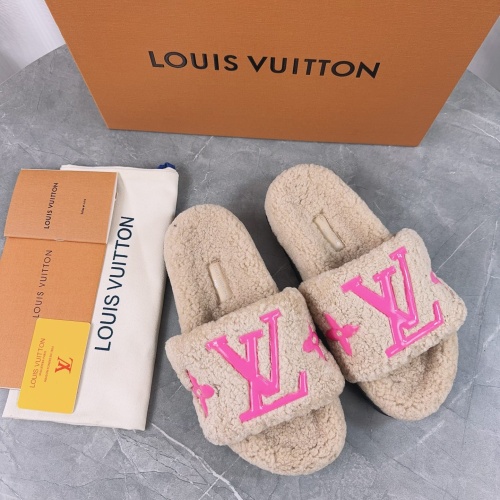 Replica Louis Vuitton Slippers For Women #1245381 $96.00 USD for Wholesale