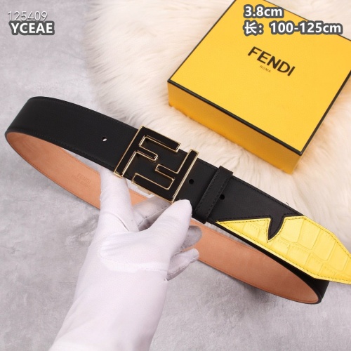 Replica Fendi AAA Quality Belts For Men #1245396 $60.00 USD for Wholesale