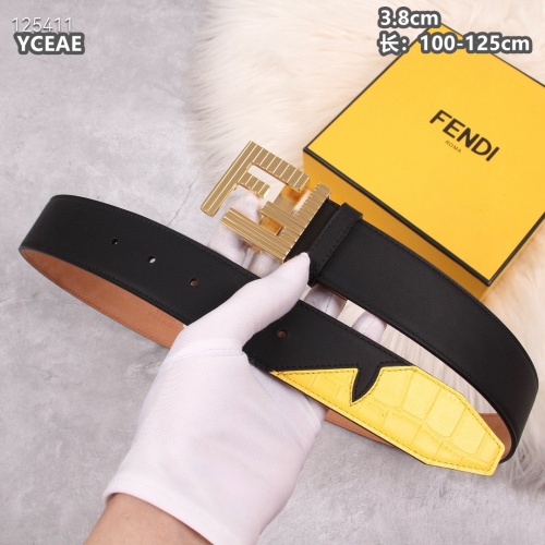 Wholesale Fendi AAA Quality Belts For Men #1245398 $60.00 USD, Wholesale Quality Replica Fendi AAA Quality Belts