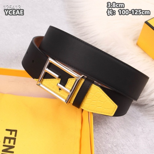 Replica Fendi AAA Quality Belts For Men #1245401 $60.00 USD for Wholesale