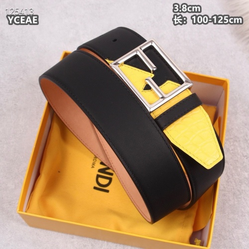 Replica Fendi AAA Quality Belts For Men #1245401 $60.00 USD for Wholesale