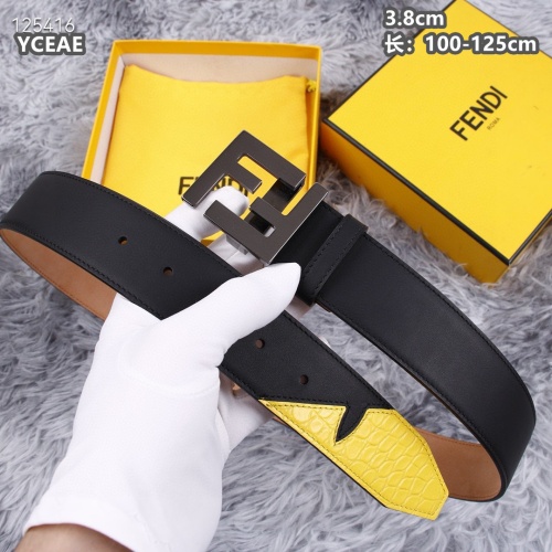 Wholesale Fendi AAA Quality Belts For Men #1245403 $60.00 USD, Wholesale Quality Replica Fendi AAA Quality Belts