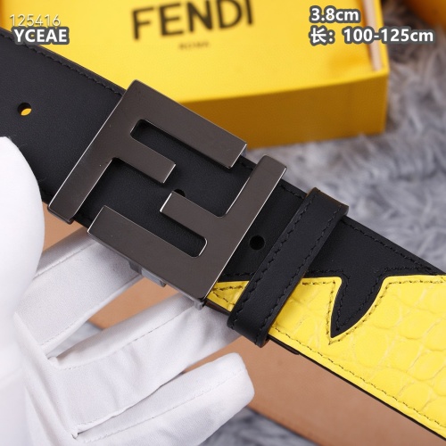 Replica Fendi AAA Quality Belts For Men #1245403 $60.00 USD for Wholesale