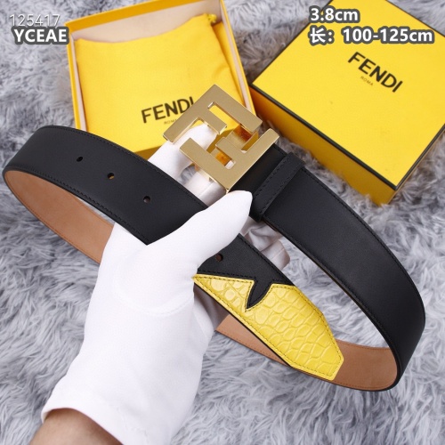 Wholesale Fendi AAA Quality Belts For Men #1245405 $60.00 USD, Wholesale Quality Replica Fendi AAA Quality Belts