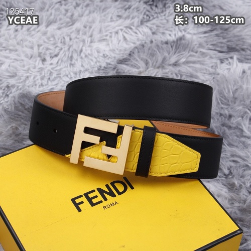 Replica Fendi AAA Quality Belts For Men #1245405 $60.00 USD for Wholesale