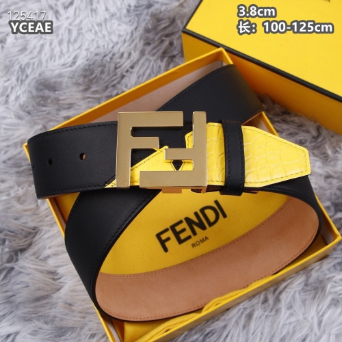 Replica Fendi AAA Quality Belts For Men #1245405 $60.00 USD for Wholesale