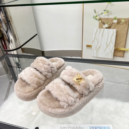 Wholesale Louis Vuitton Slippers For Women #1245406 $98.00 USD, Wholesale Quality Replica Louis Vuitton Slippers