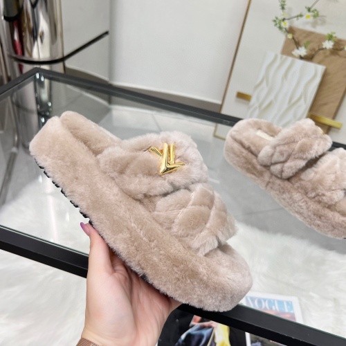 Replica Louis Vuitton Slippers For Women #1245406 $98.00 USD for Wholesale