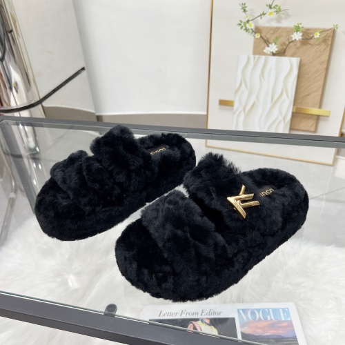 Wholesale Louis Vuitton Slippers For Women #1245408 $98.00 USD, Wholesale Quality Replica Louis Vuitton Slippers