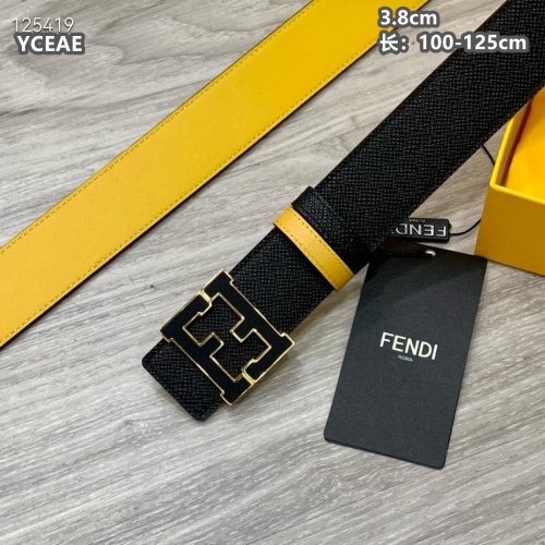 Replica Fendi AAA Quality Belts For Men #1245410 $60.00 USD for Wholesale