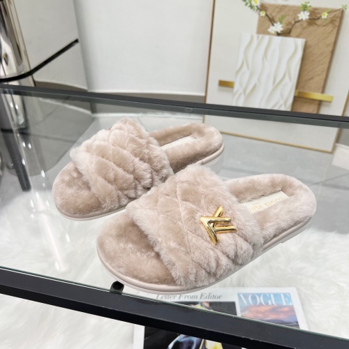 Wholesale Louis Vuitton Slippers For Women #1245416 $98.00 USD, Wholesale Quality Replica Louis Vuitton Slippers