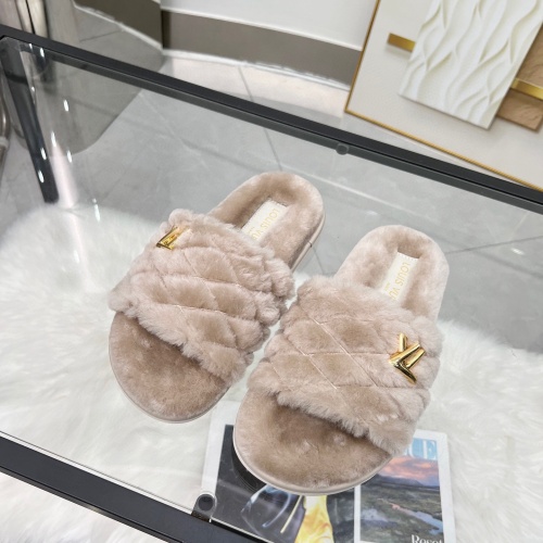 Replica Louis Vuitton Slippers For Women #1245416 $98.00 USD for Wholesale